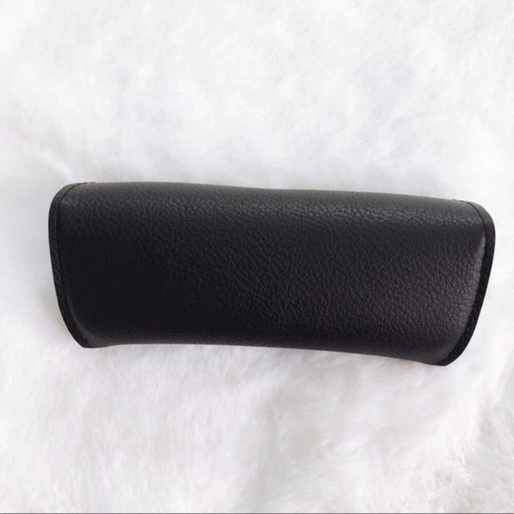 Wyatt Black Faux Leather Sunglass Case - Picture 5 of 9